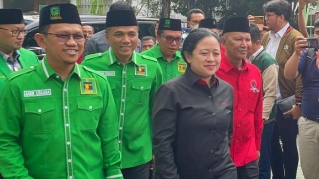 Puan Maharani Ikut Hadiri Rapat Pemenangan Ganjar di Kantor DPP PPP