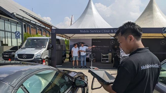 Pertama Kali, Mercedes-Benz Mobile Service Clinic and Sales Event Berikan Layanan di Bandarlampung