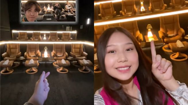 Sisca Kohl Nonton Bioskop Mewah yang Pernah Dipakai BTS di Korea, Harga Rp7,2 Juta Dapet Fasilitas Apa Saja?