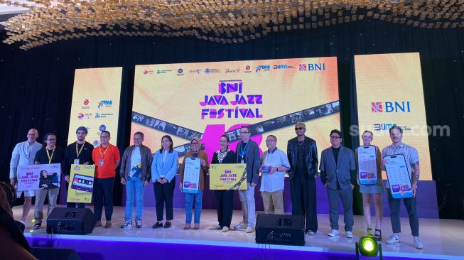 Jumpa pers Java Jazz Festival 2023 [Suara.com/Tiara Rosana]