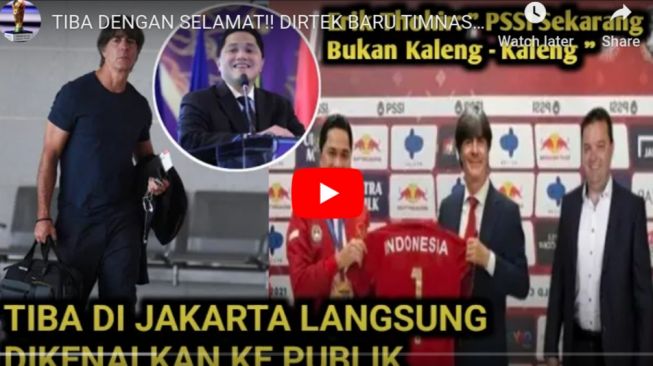 CEK FAKTA: Joachim Low Resmi Jadi Dirtek PSSI dengan Masa Kontrak 6 Tahun