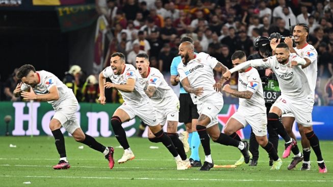 Hasil Final Liga Europa 2022-2023: Sevilla Juara usai Kalahkan AS Roma Lewat Adu Penalti