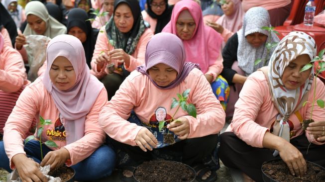 Jaga Ketahanan Pangan, Emak-emak di Pegadungan Galakan Budidaya Cabai