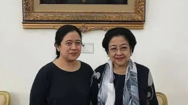 Puan Maharani dan Megawati.