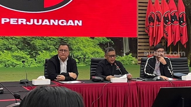 Sekretaris Jenderal PDI Perjuangan (PDIP) Hasto Kristiyanto. (Suara.com/Bagaskara)