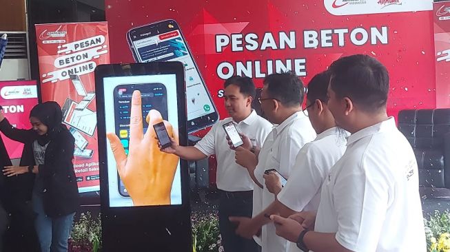 Kini Konsumen Bisa Pesan Beton Siap Pakai Lewat Aplikasi