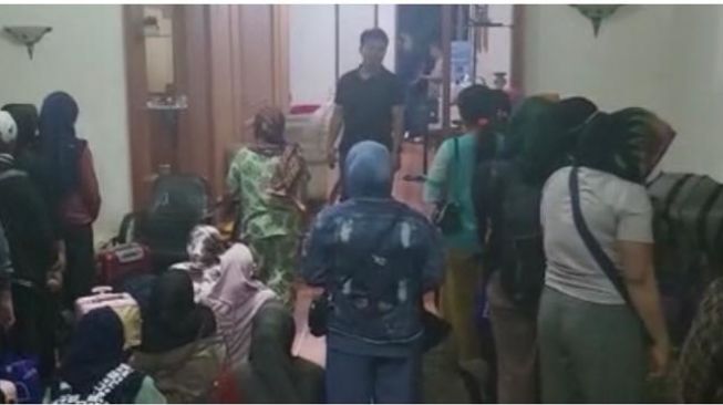 Polda Lampung Gerebek Rumah Penampungan Calon PMI Ilegal yang akan Dikirim ke Timur Tengah