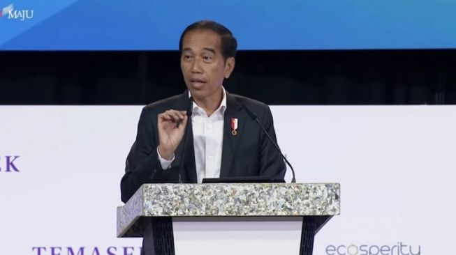 Jokowi Ajak Audiens Ecosperity Week Singapura Pindah ke IKN: Harga Rumah di Sini Makin Mahal