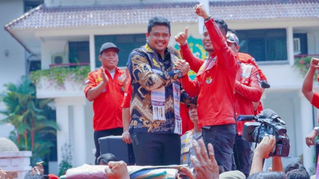 Temui Massa Aksi, Bobby Nasution Didaulat Jadi Bapak Toleransi