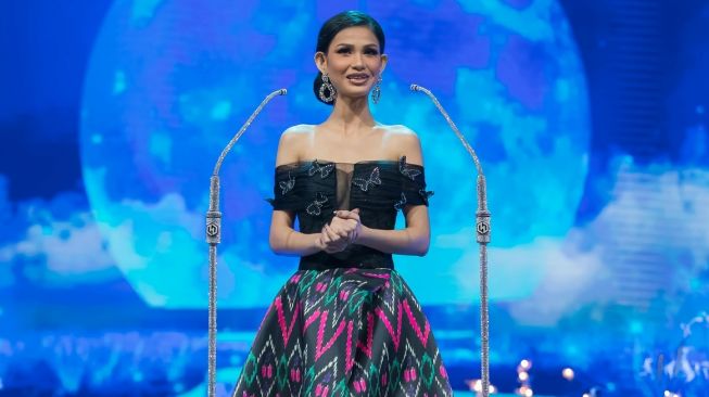 Ritassya Wellgreat di ajang Mega Bintang Indonesia 2023. [dokumentasi pribadi]