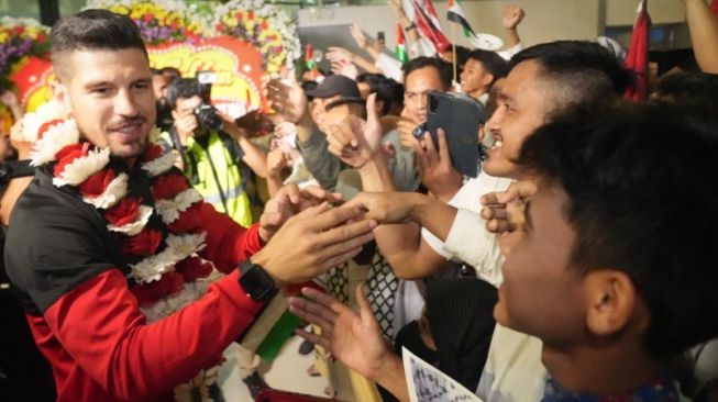 Timnas Palestina Tiba di Indonesia, Disambut Duta Besar Palestina Zuhair Al-Shun