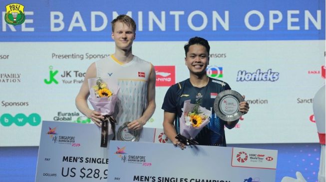 Podium Juara Singapore Open 2023, Lima Negara Berbagi Gelar