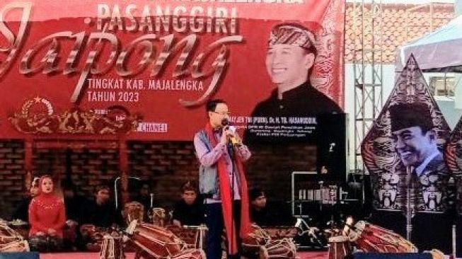 Bupati Karna Hadiri Pasanggiri Jaipong Tingkat Kabupaten Majalengka