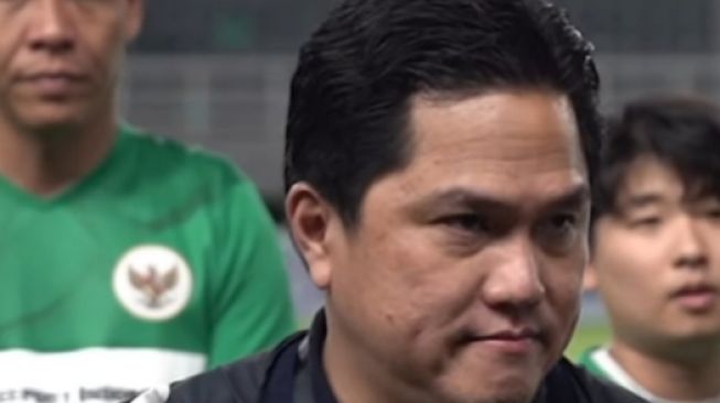 Jelang Laga Kontra Palestina, Erick Thohir Beri Motivasi ke Timnas Indonesia