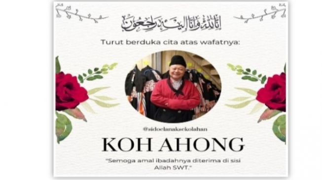 Koh Ahong Meninggal Dunia, Rano Karno Kenang Sosoknya saat Syuting Si Doel