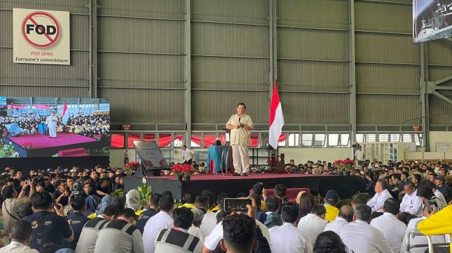 Prabowo Subianto: Kita Tidak Mau Rakyat Indonesia Hanya Terima UMR Terus