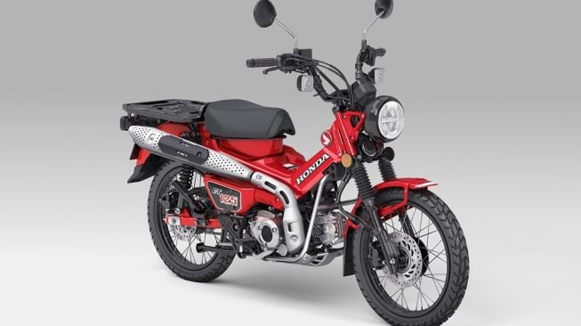 Honda CT125 yang kondang sebagai ikon sepeda motor bebek trekking di Indonesia kini hadir makin seru [PT Astra Honda Motor].