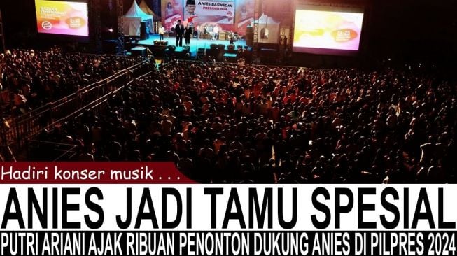 CEK FAKTA: Putri Ariani Mendadak Ajak Dukung Anies Baswedan di Hadapan Penonton, Benarkah?