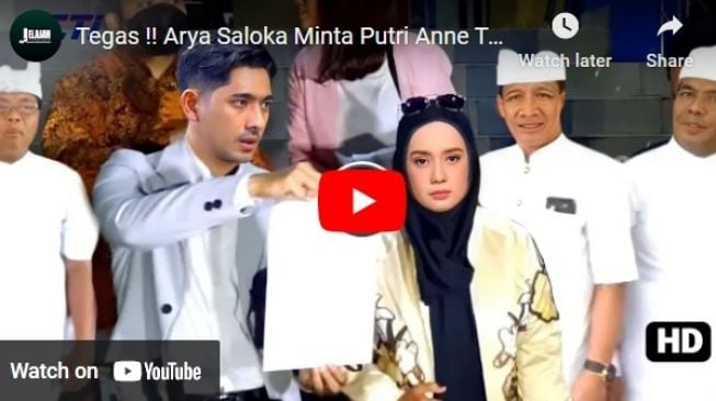 Hoaks Arya Saloka minta Putri Anne tobat. 