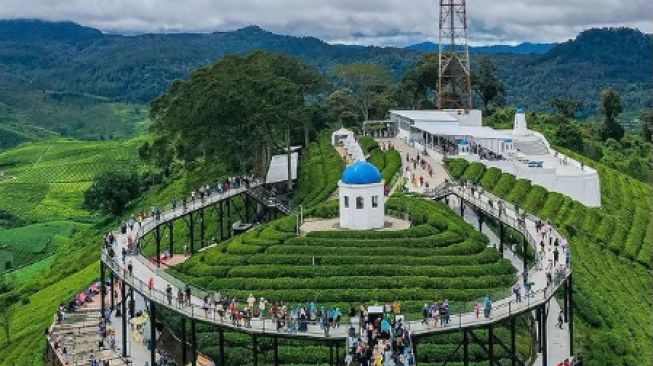 Daya Tarik Nimo Highland, Saksikan Alam Pangalengan Dari Atas Jembatan Kaca