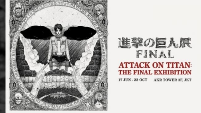 Attack on Titan: The Final Exhibition di Jakarta (Tiket.com)