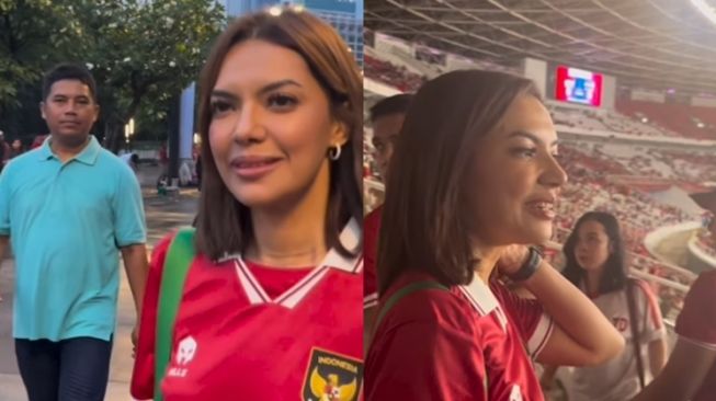 Artis Nonton Langsung Indonesia vs Argentina (Instagram/@matanajwa)