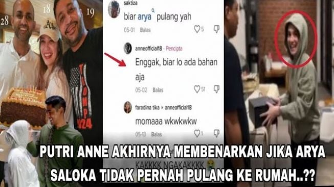 Cek Fakta: Putri Anne Benarkan Arya Saloka Tak Pernah Pulang ke Rumah