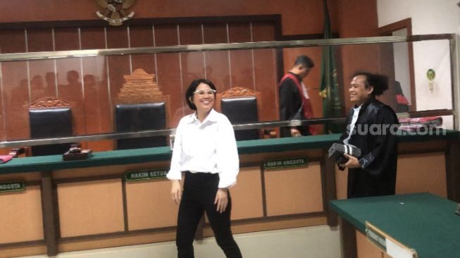 Nyengir Bahagia usai Divonis Ringan Kasus KSP Indosurya, Natalia Rusli: Putusannya Biasa-biasa Aja