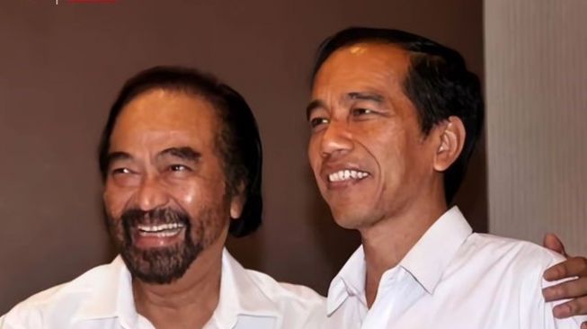 Partai NasDem mengunggah foto kebersamaan Surya Paloh dengan Jokowi. (Instagram @/official_nasdem)