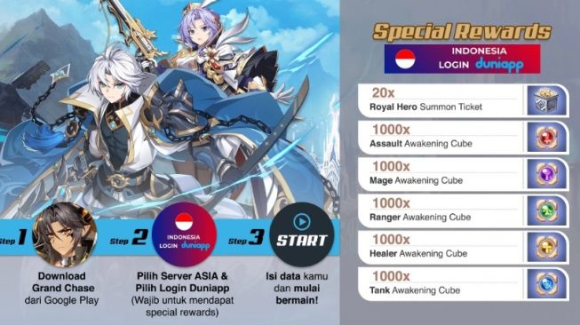 GrandChase Mobile Beri Kesempatan Gamer Indonesia Unjuk Gigi dengan Pemain dari Seluruh Dunia