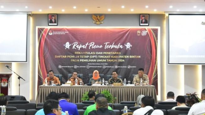 Jumlah Pemilih Tetap Pemilu 2024 di Bintan Capai 123 Ribu Orang