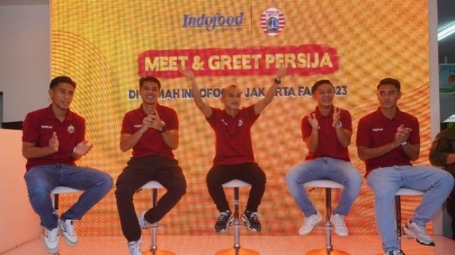 Hadir di Jakarta Fair Kemayoran 2023, Indofood Gelar Meet & Greet Bareng Pemain Persija Jakarta