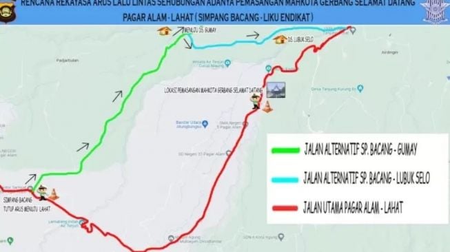 Siap-Siap Warga Sumsel, Jalan Penghubung Pagar Alam Dan Lahat Bakal Ditutup!