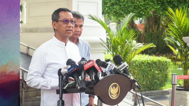 Kepala Sekretariat Presiden (Kasetpres) Heru Budi Hartono di Kompleks Istana Kepresidenan, Jakarta, Jumat (23/6/2023).  (Biro Pers Sekretariat Presiden)