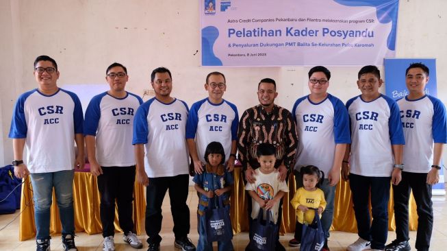 Astra Credit Companies (ACC)--bagian dari PT Astra International Tbkmenggelar pelatihan untuk kader Posyandu di Kota Pekanbaru [ACC]. 