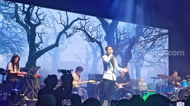 Konser Lee Seung Gi di Istora Senayan, Jakarta Pusat pada Sabtu (24/6/2023) [Suara.com/Rena Pangesti]