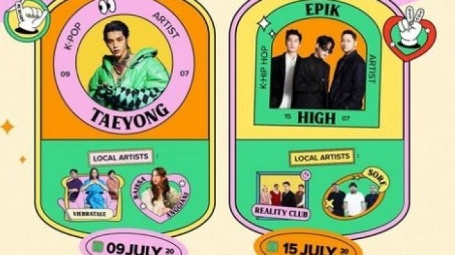 Dimeriahkan Taeyong NCT dan Epik High, Intip Harga Tiket CXO Media Live On Stage