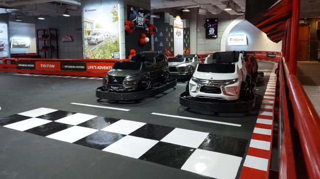 PT Mitsubishi Motors Krama Yudha Sales Indonesia (MMKSI) Gandeng KidZania Perkenalkan dunia Otomotif. (SUARA.COM/Manuel Jeghesta)