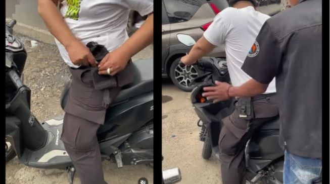 Pria Ini Tegur Pengendara Motor yang Merokok Sambil Berkendara, Pakyu!