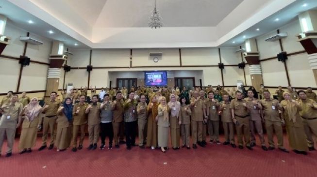 Dukung Penerapan Satu Data Indonesia Provinsi Sulsel, 15 OPD Tandatangani Komitmen Bersama