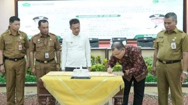 Bupati Rohil Buka Sosialisasi Penerimaan Mahasiswa Baru Magister Unilak