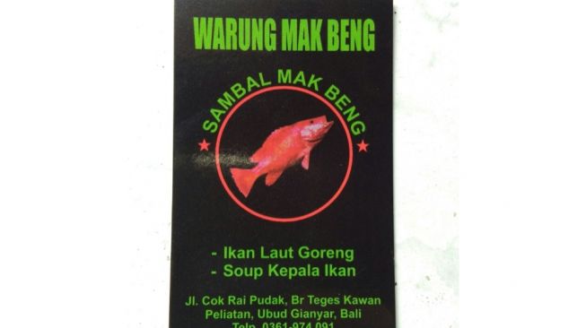 Menu Makanan Warung Mak Beng, Peringkat Ke-3 Restoran Legendaris Dunia