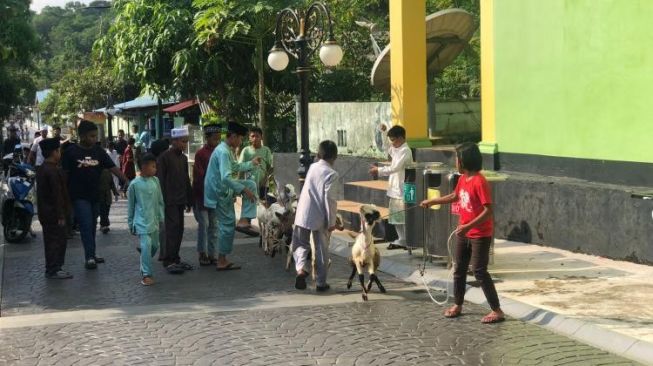 Semaraknya Kemeriahan Masyarakat Pulau Penyengat Rayakan Idul Adha