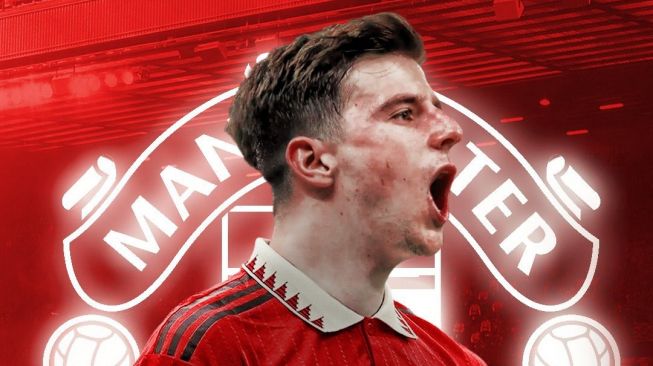 Ilustrasi Mason Mount gabung Manchester United. [Twitter/Fabrizio Romano/kcdeportes]