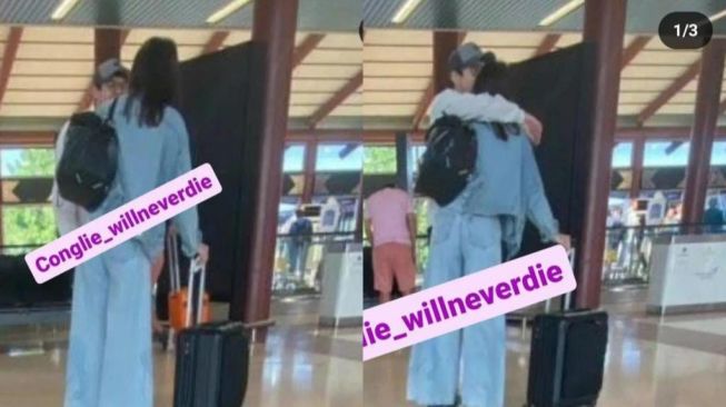 Bikin Iri, Luna Maya dan Maxime Bouttier Terciduk Pelukan Mesra di Bandara