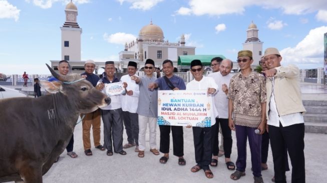 Salurkan 146 Hewan Kurban, Pupuk Kaltim Sasar 6.351 Mustahik di Bontang