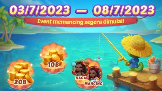 Higgs Domino menggelar event Mancing. [Higgs Domino] 