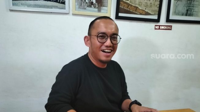 Juru bicara (jubir) Prabowo Subianto, Dahnil Anzar Simanjuntak. [Suara.com/M.Aribowo] 