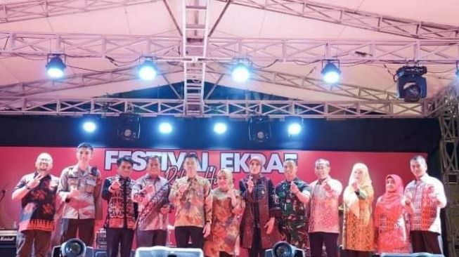 Datangkan Wisatawan, Bupati Rohil Resmi Buka Festival Ekraf Kemilau Bagan