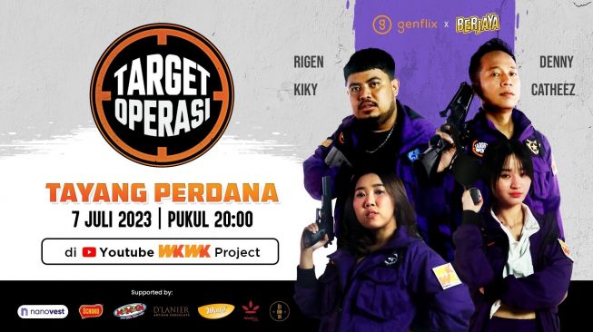 Breaking News: Kiky Saputri, Denny Cagur, Rigen, dan Catheez Bergabung dalam Sindikat Kejahatan "Target Operasi"!